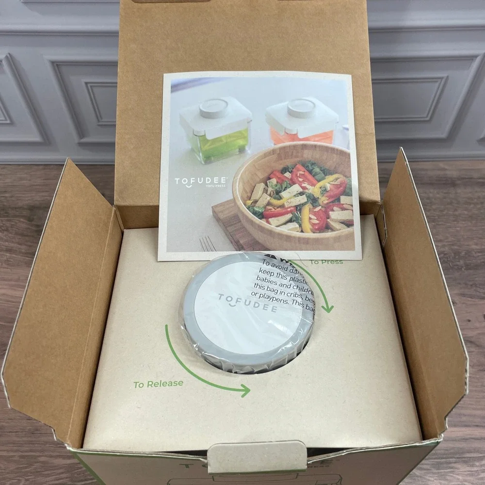 Tofudee Tofu‎ Press Lime Green Intelligent Patented Kitchen Gadget New Open Box